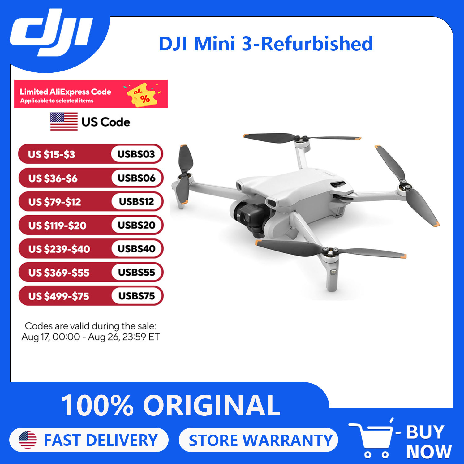 Drone Video Production - Ricondizionamento dei droni DJI Mini 3