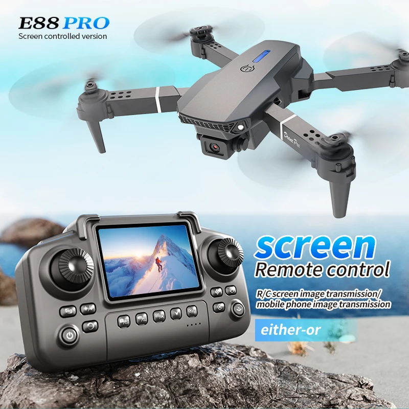 Drone Lidar - Drone professionale E88 PRO con schermo