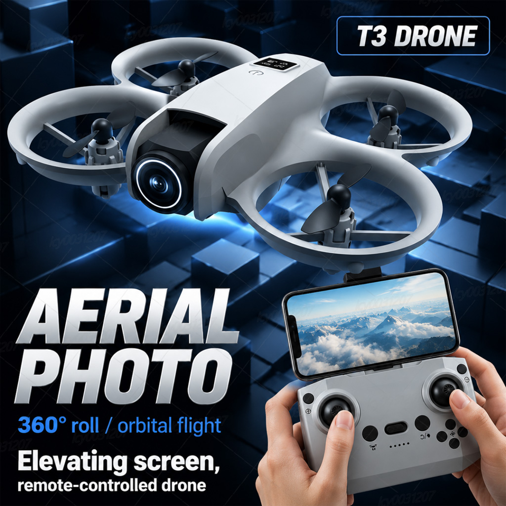 Drone Video Production - NUOVO Drone T3 Mini 8K con