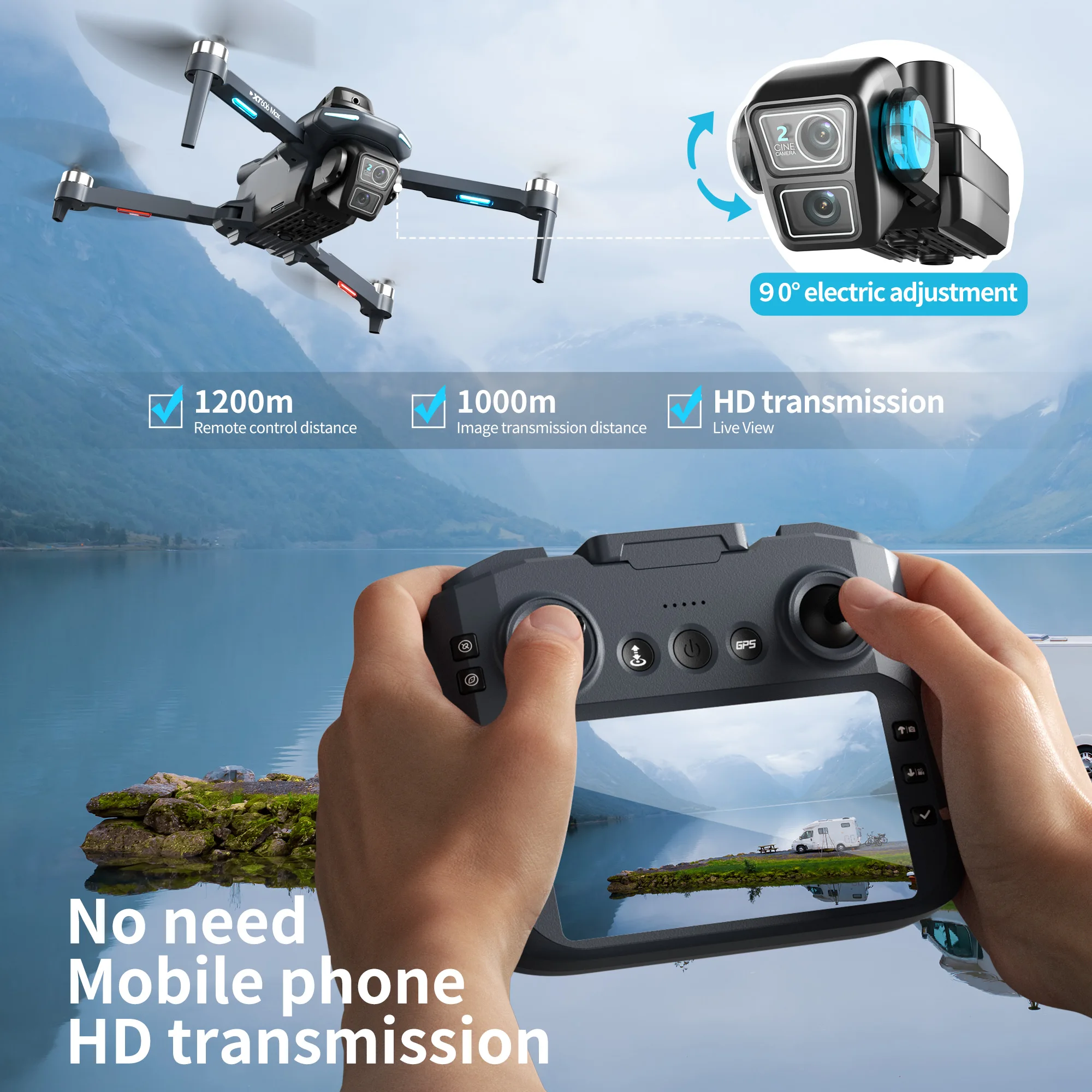 Drone Originale XT606 Professi - Drone Multispectral recensione e prezzo