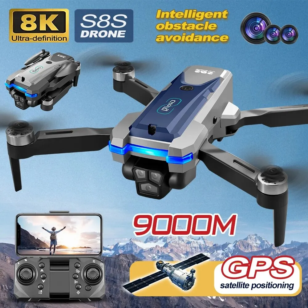 S8S GPS Drone 5G Wifi 8K HD Du - Drone Lidar recensione e prezzo
